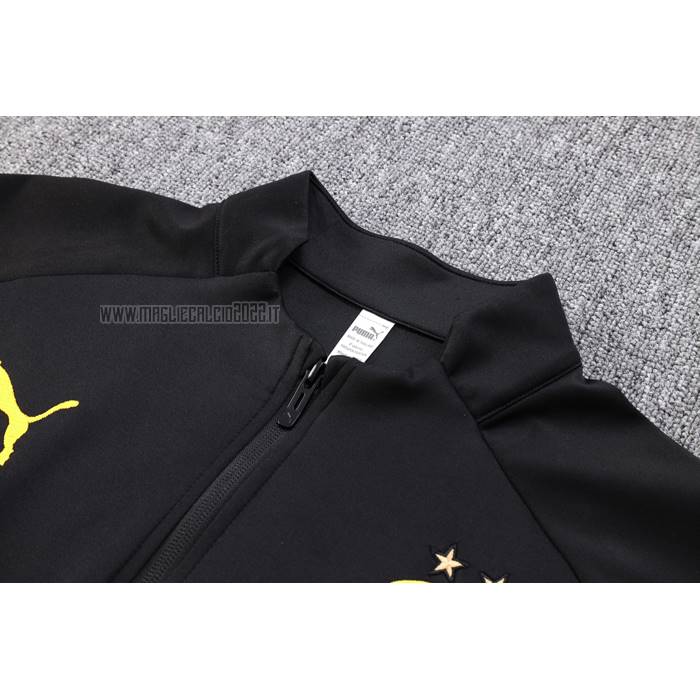Tuta da Track de Giacca del Borussia Dortmund 2023-2024 Nero